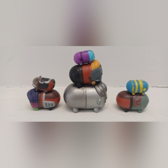Disney Marvel Tsum Tsum Guardians of the Galaxy Figures Set of 7 - Picture 3 of 5